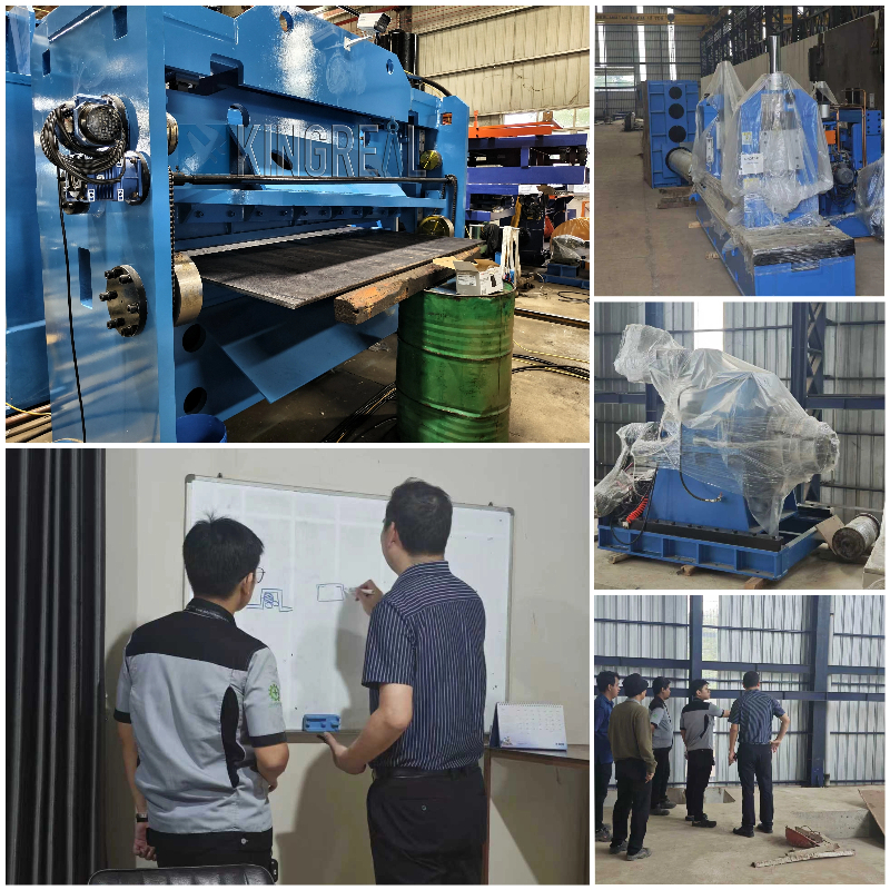 Acél hosszra vágott gép Indonéziában