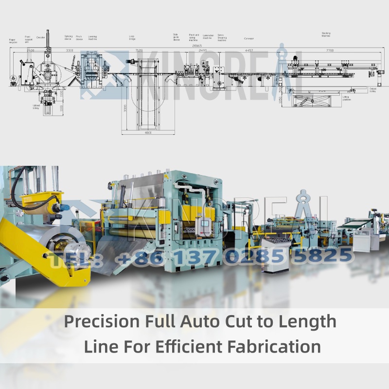 Precíziós, teljes automatikus vágás hosszúságú vonalra a hatékony gyártás érdekében