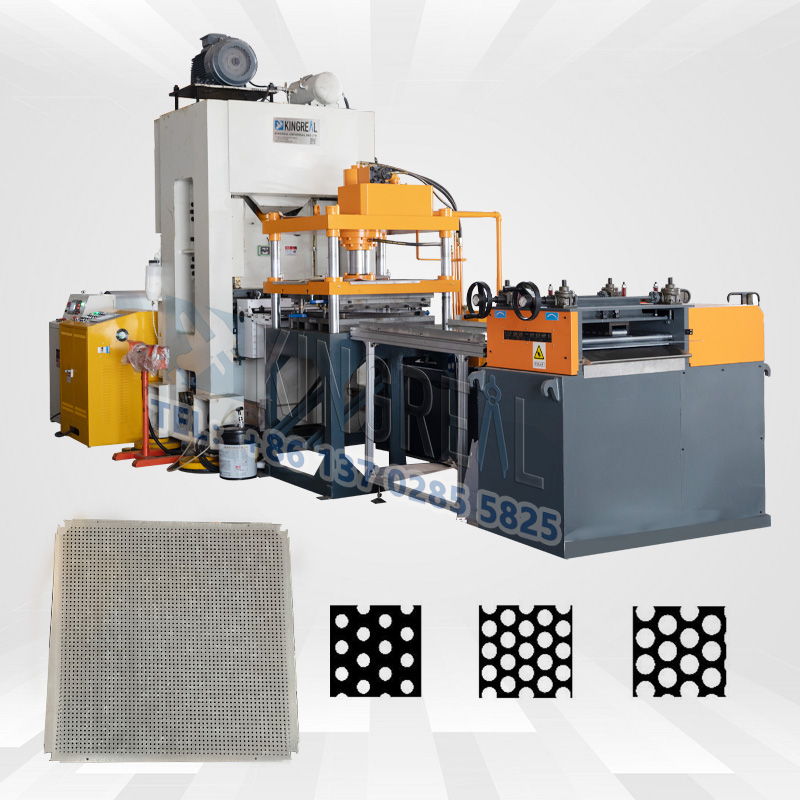 Teljesen automata perforált fém gyártósor