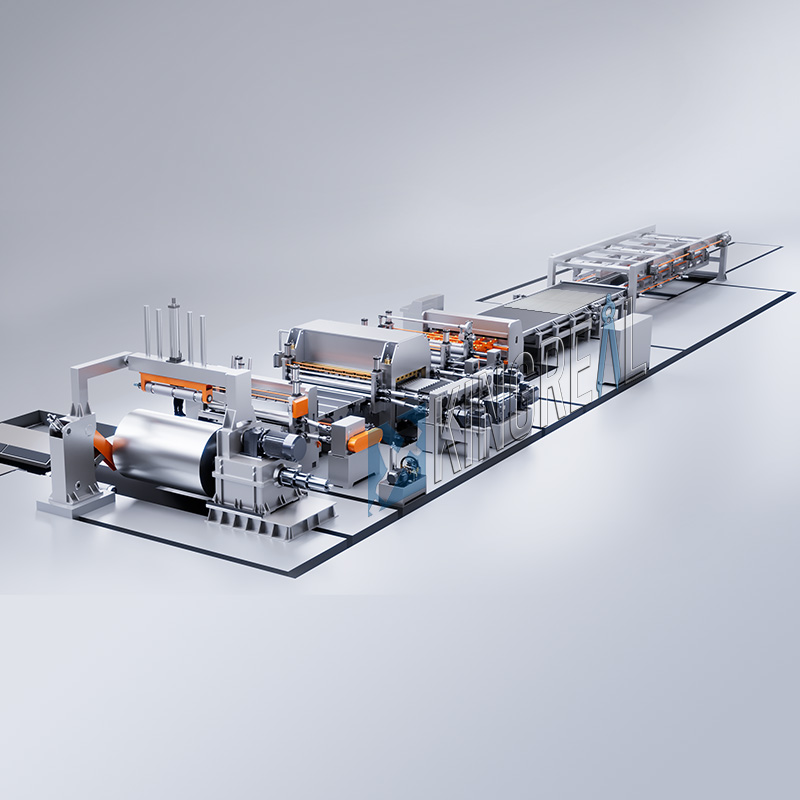 sheet metal cut to length machine