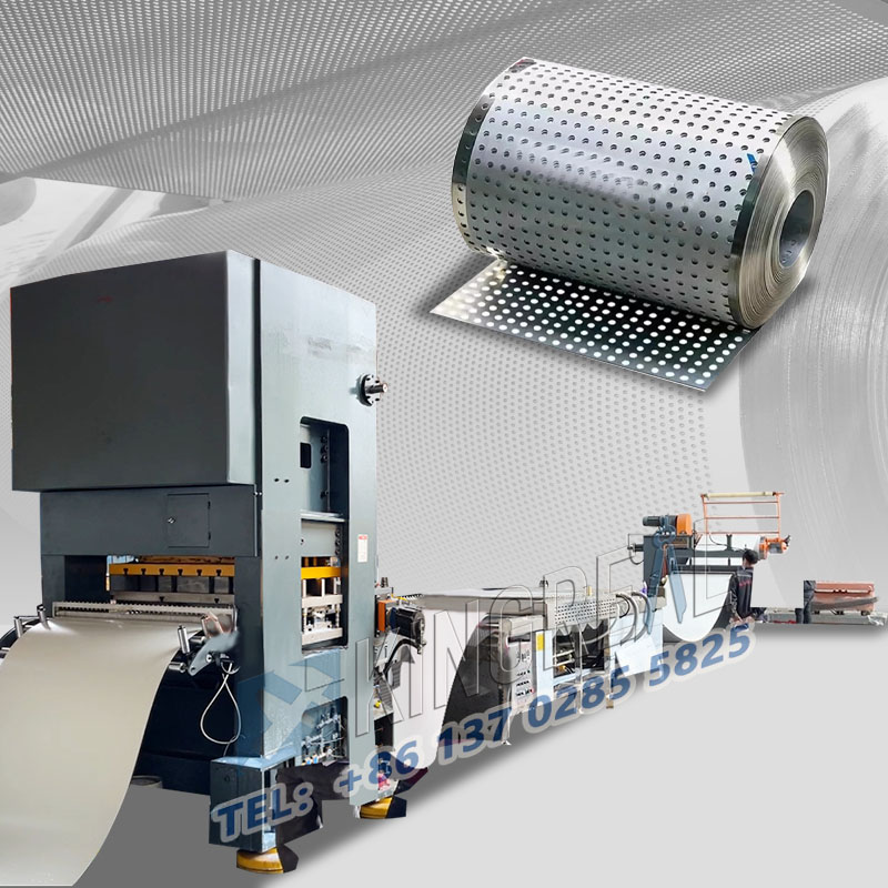 Laptekercs perforáló és visszacsévélő gép