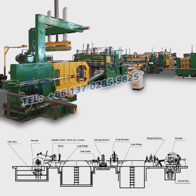 Rozsdamentes acél tekercs vágógép